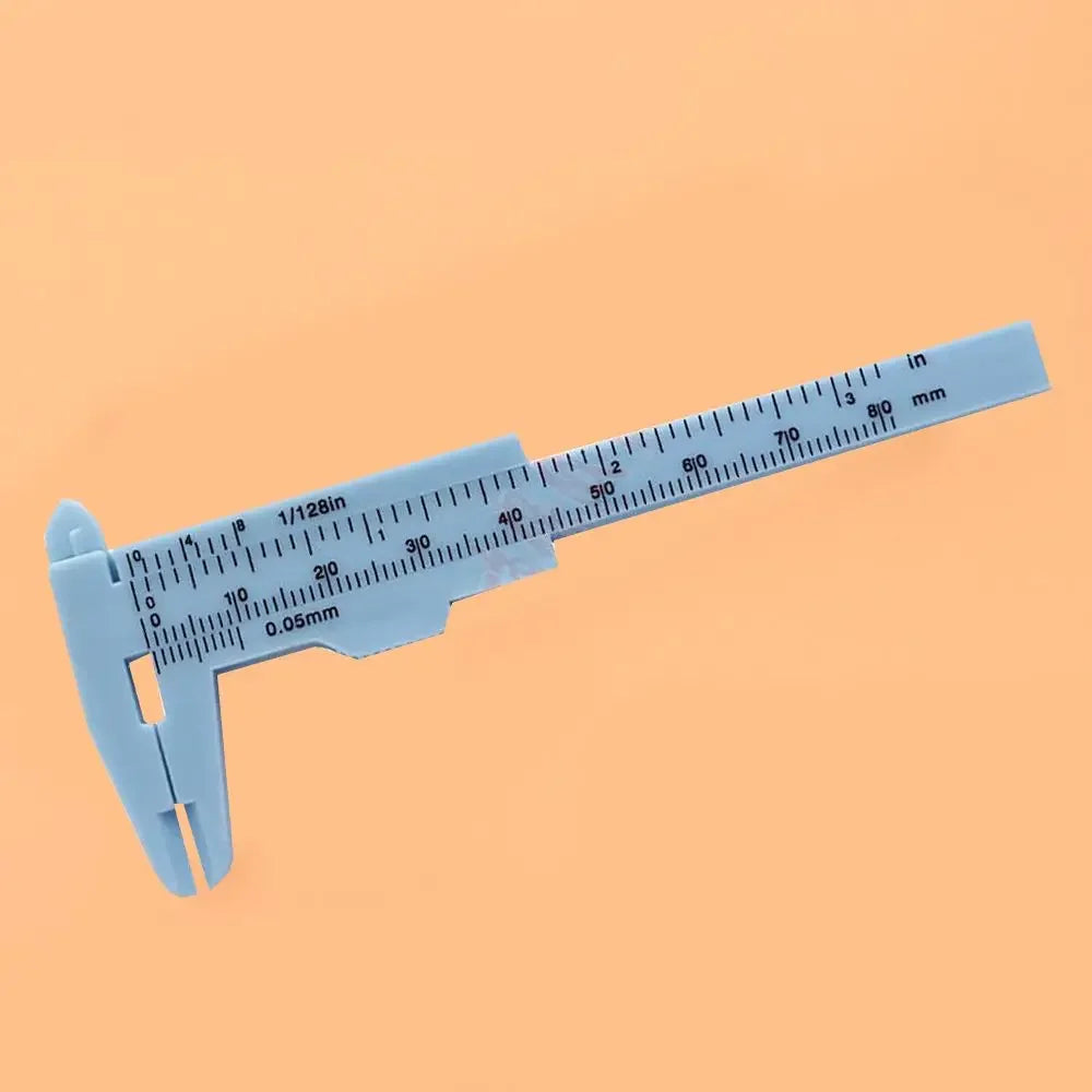 Calibre Vernier de 80mm para Cejas – Regla de Precisión para Microblading y PMU