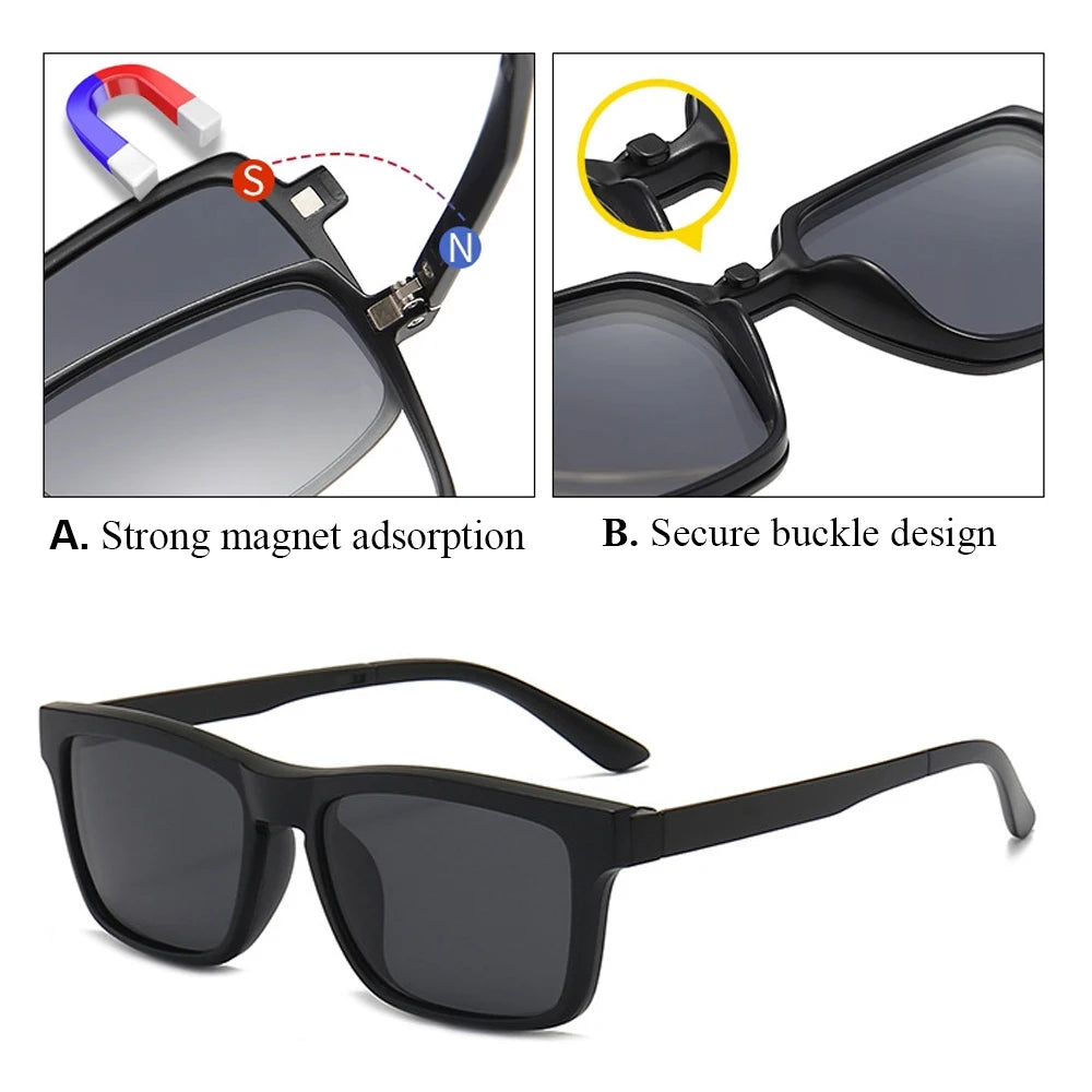 Tattoo Polarized Sunglasses Potection Glasses Magnetic Adsorption Lens Reflective-free Tattoo Filter Glasses Accessories