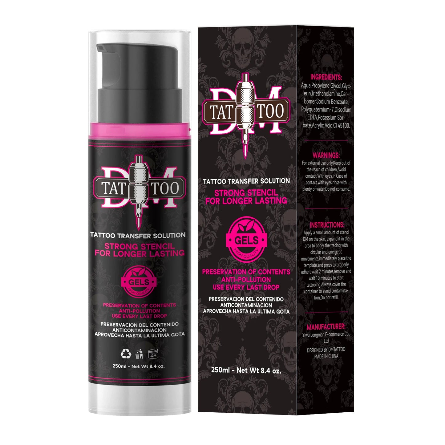 Gel de Transferencia DM Premium – Stencil Magic para Líneas Definidas (100ml / 250ml)