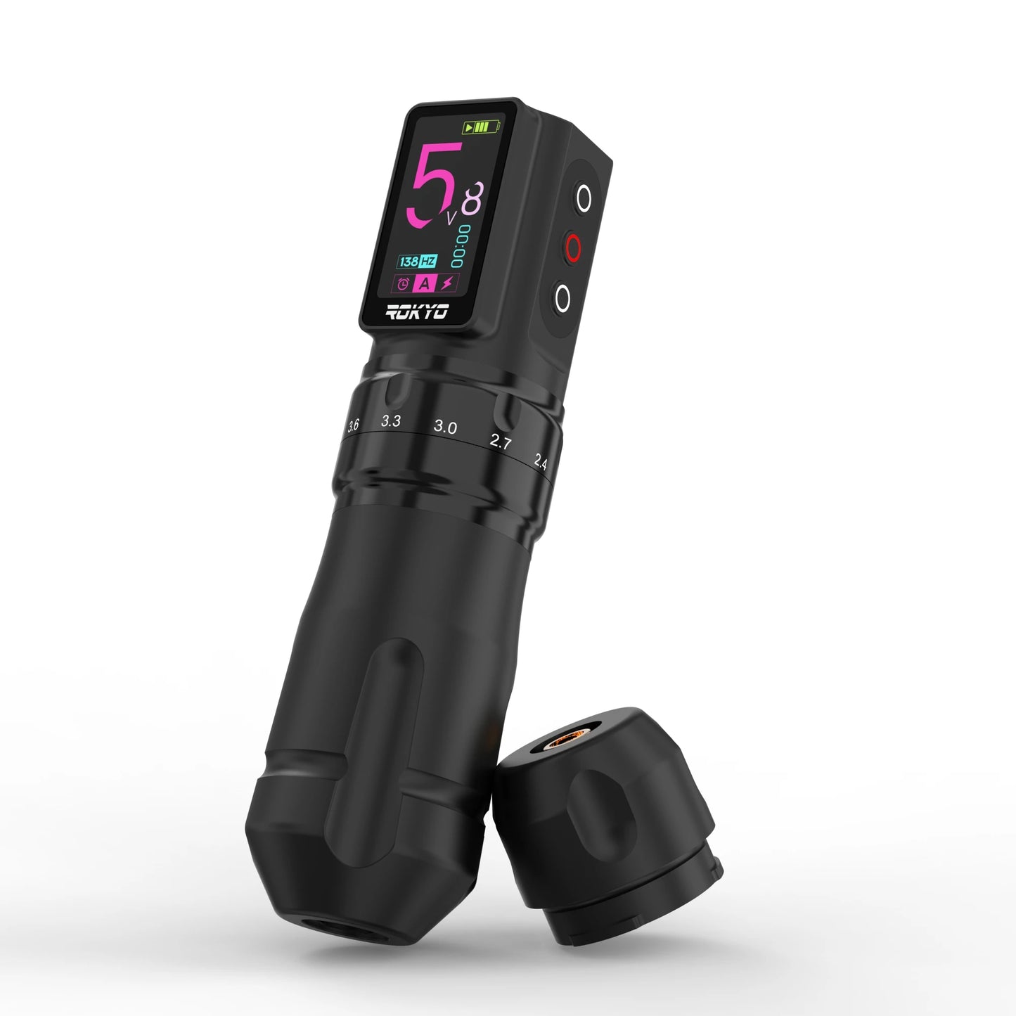 Máquina Pen ROKYO Professional – Motor Suizo, Stroke Ajustable (2.4 - 4.2mm) y 2000mAh