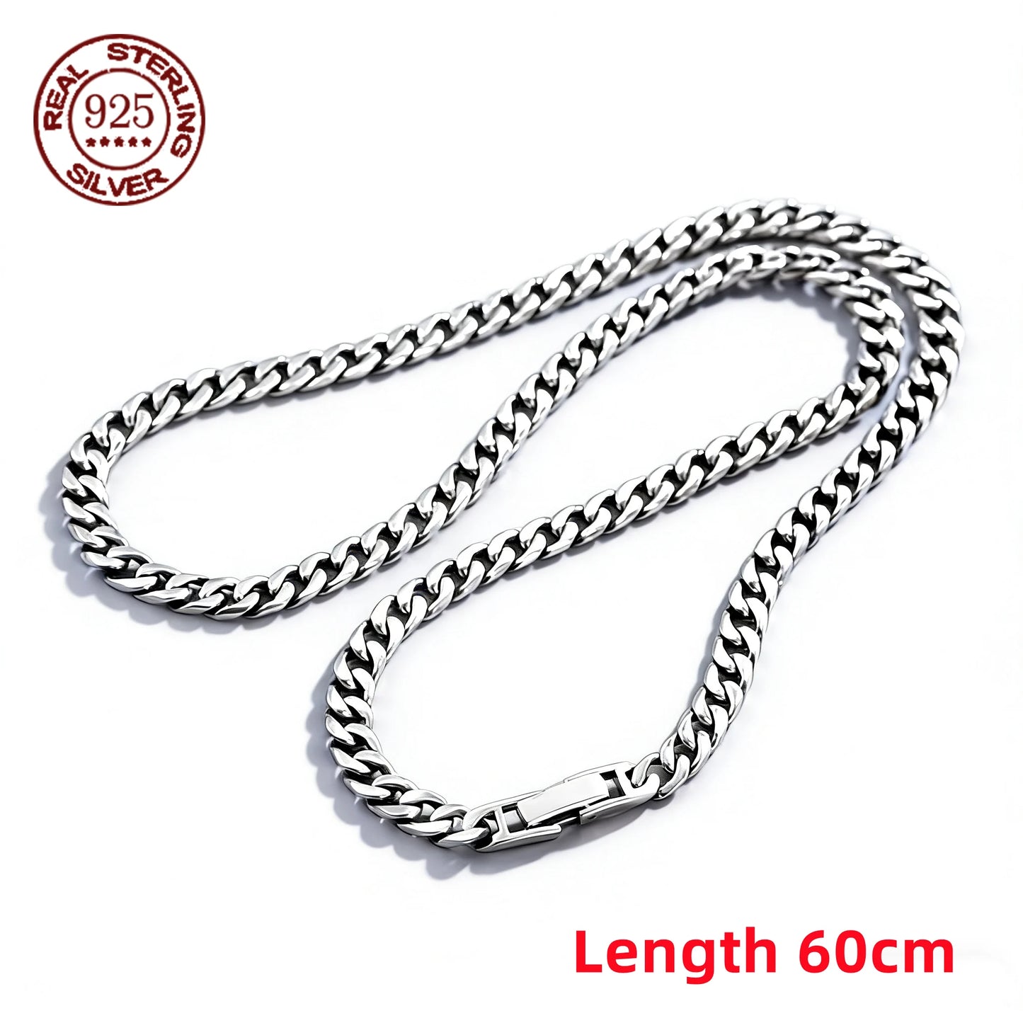 Pulsera de Plata 925 Maciza Estilo Cubano Retro – Hecha a Mano (7mm / 8mm)