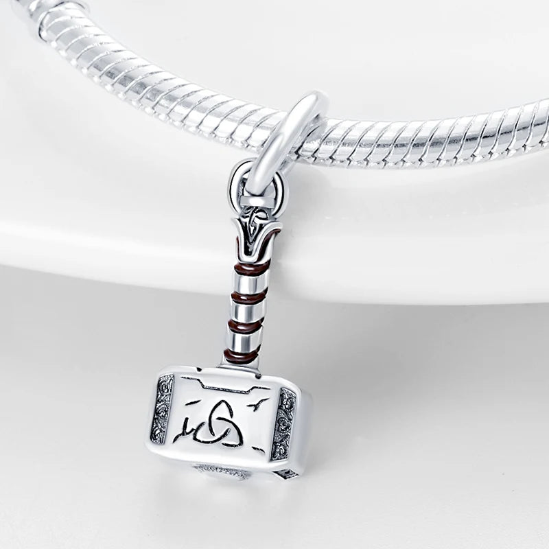 Plata De Ley 925 Silver Marvel Anime Lron Man Deadpool Wolverine Charms Beads Original Women Bracelets Pendant DIY Jewelry Gifts
