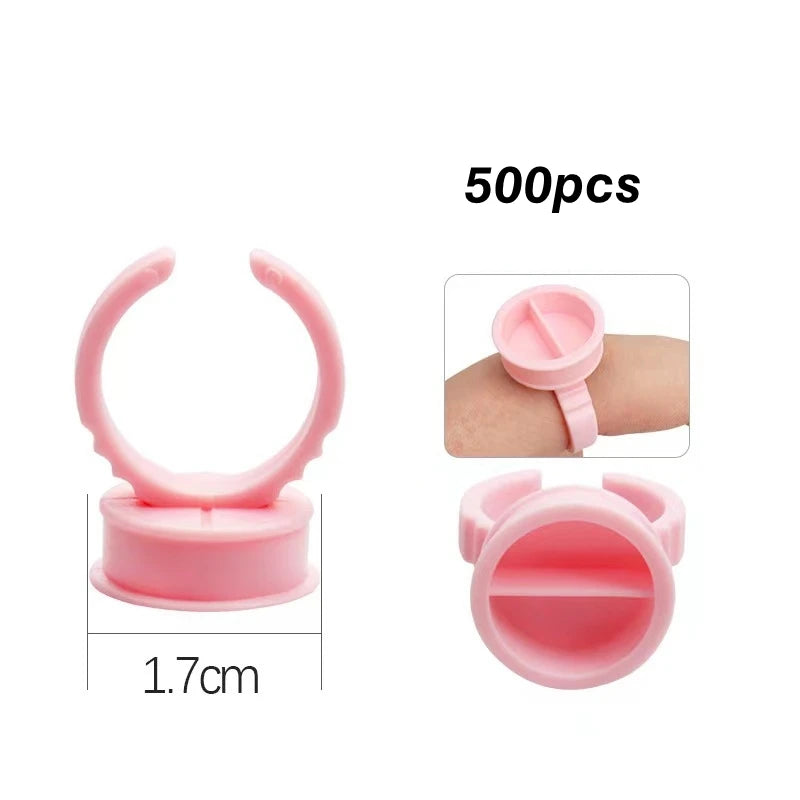 Anillos para Tinta y Pigmentos (Pack 100 / 500u) – Especial PMU, Microblading