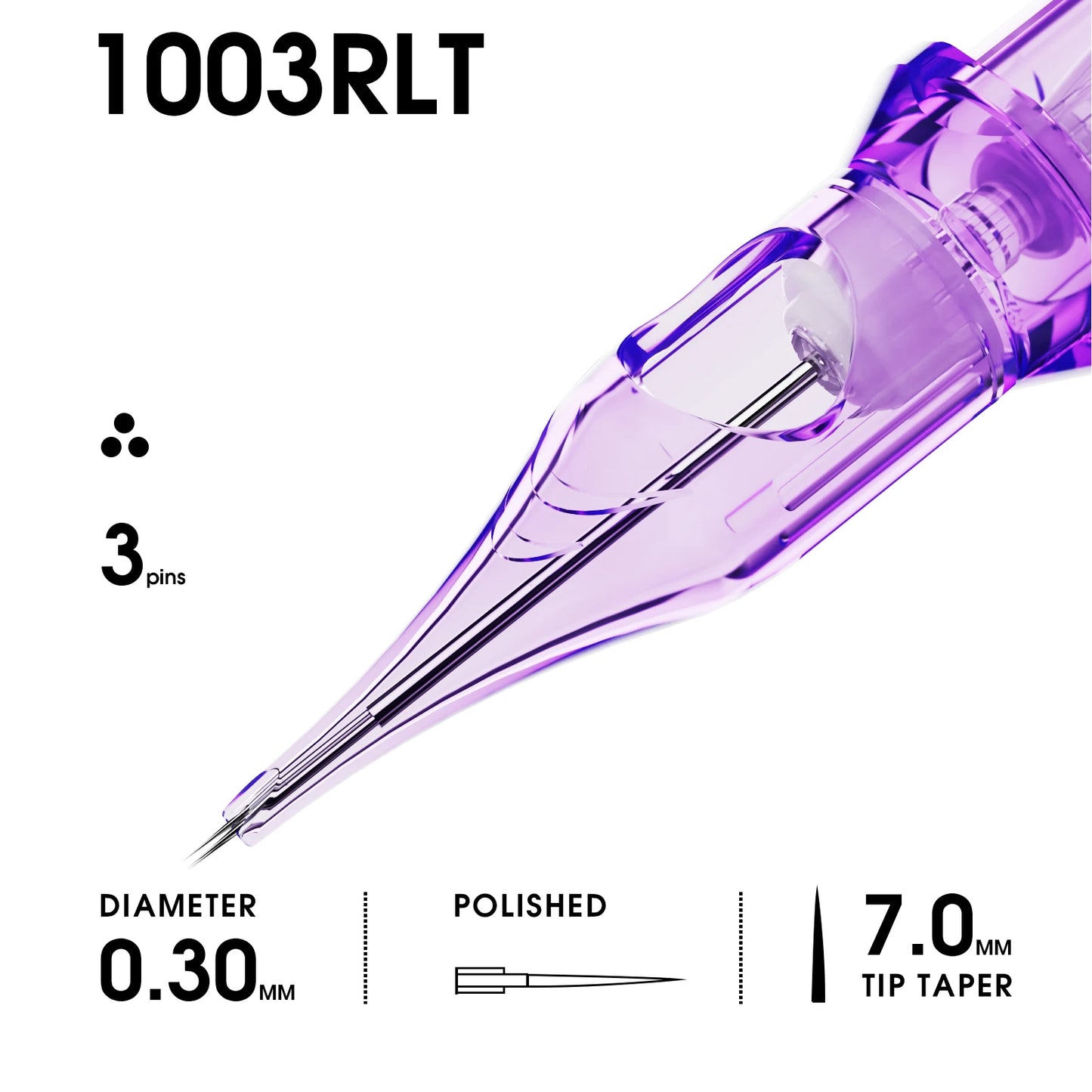 Mast Pro Tattoo Cartridge Needles RL 20 Pcs Disposable Permanent Makeup or Body Art Needles 0.18/0.25/0.30/0.35 Tattoo Supplies