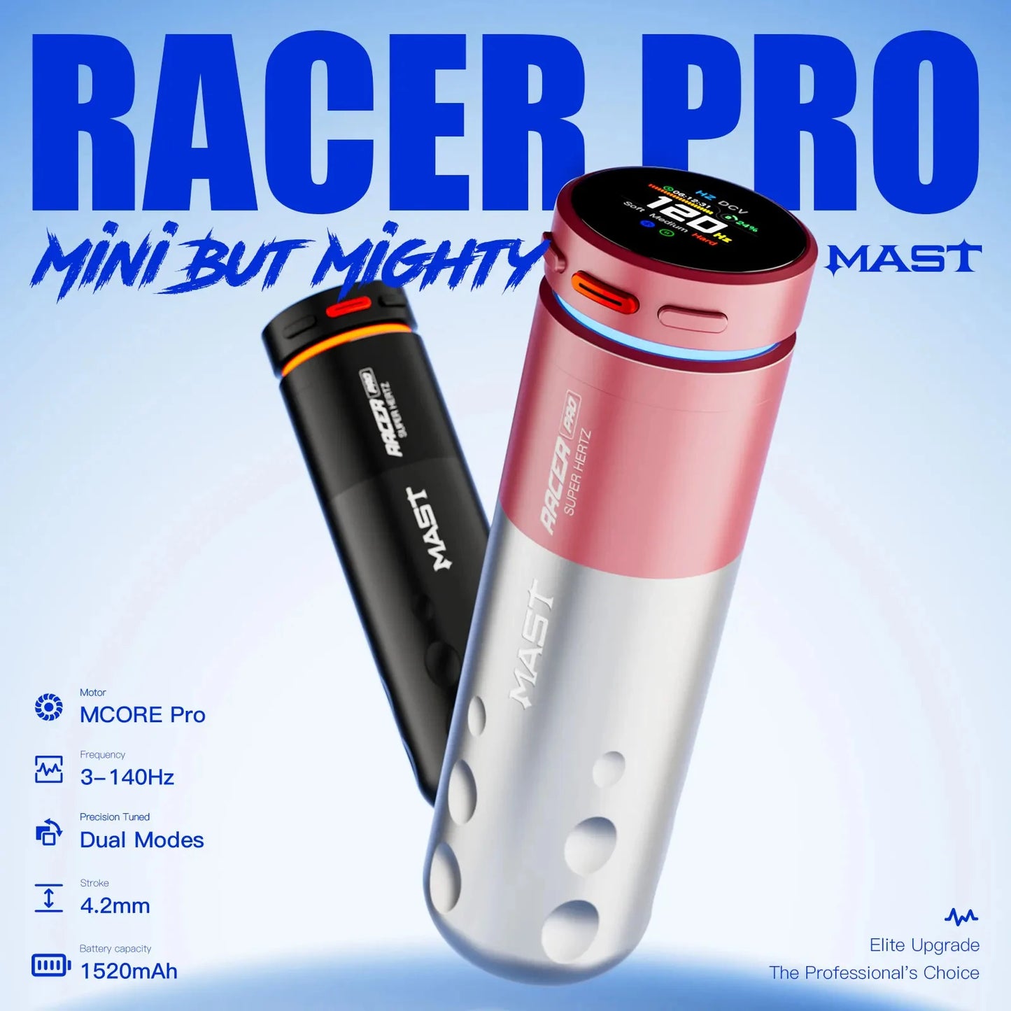 Mast Racer Pro Wireless Kit – Stroke 4.2mm con Modos de Potencia Ajustables (S/M/H)