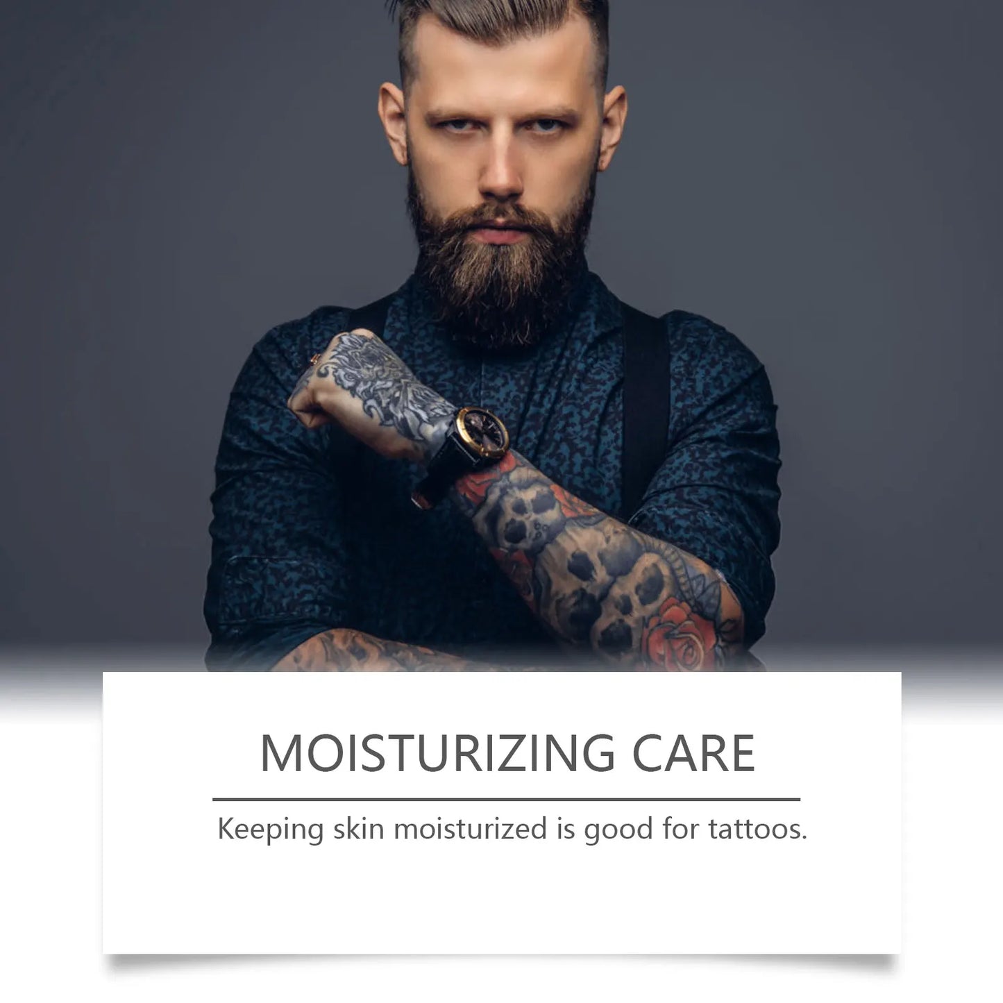 Tattoo Aftercare Soothing Gel - Gentle Cleansing, Long-Lasting Moisturizing Body Gel for Tattoo Fading & Skin Nourishment