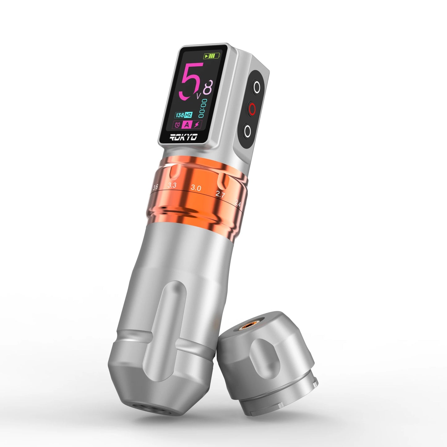 Máquina Pen ROKYO Professional – Motor Suizo, Stroke Ajustable (2.4 - 4.2mm) y 2000mAh