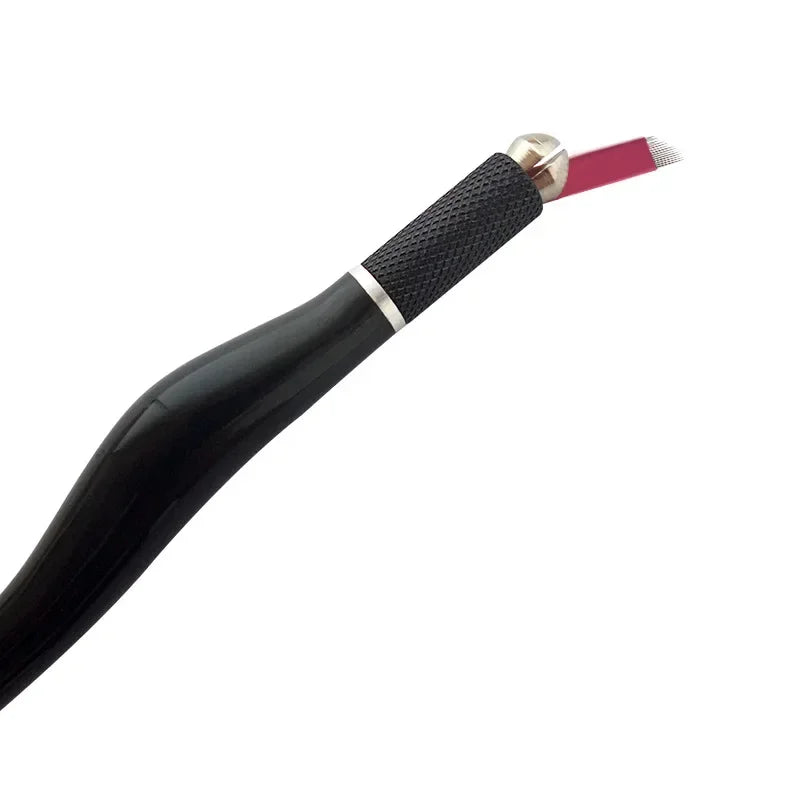 Pluma Tebori Manual de Aluminio – Herramienta Profesional para Microblading 3D