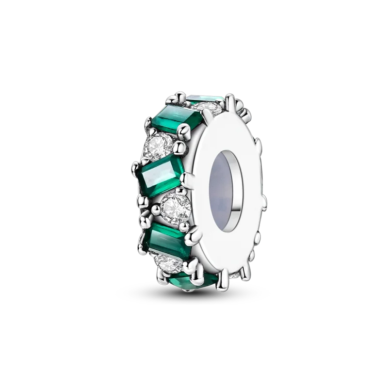925 Sterling Silver Green Series Flower Tree Apple Pendant DIY Fine Beads Fit Original Charms Bracelet Women Jewelry Diy