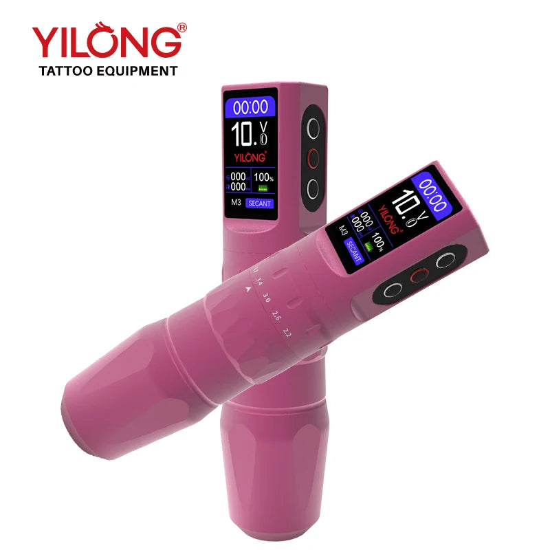 Máquina Pen YILONG Wireless Pro – Motor Brushless y 6 Strokes Ajustables (2.2mm a 4.2mm)