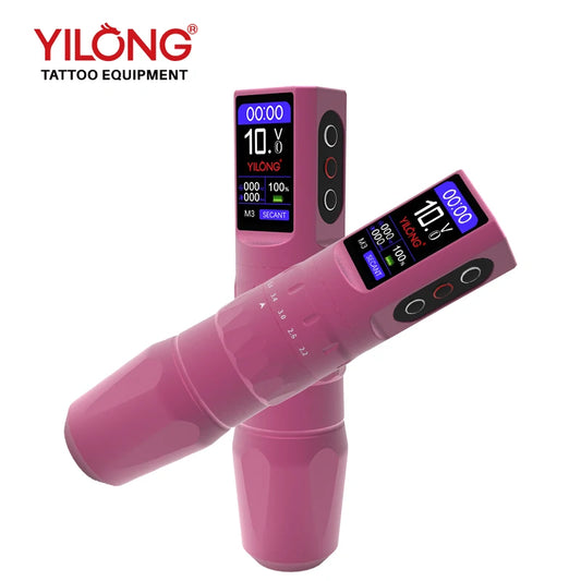 Máquina Pen YILONG Wireless Pro – Motor Brushless y 6 Strokes Ajustables (2.2mm a 4.2mm)