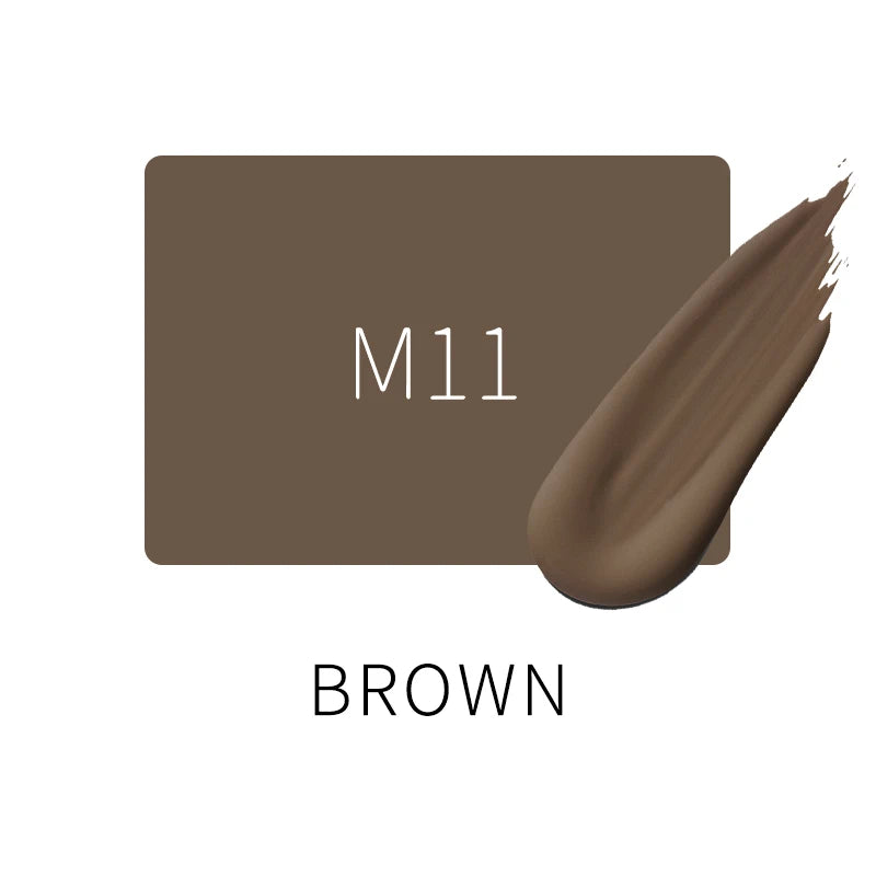 AIMOOSI Eyebrow Micropigmentation 18 Colors Semi Permanent Makeup Pigment for Eyeliner Organic Black Brown Tattoo Ink Supplies
