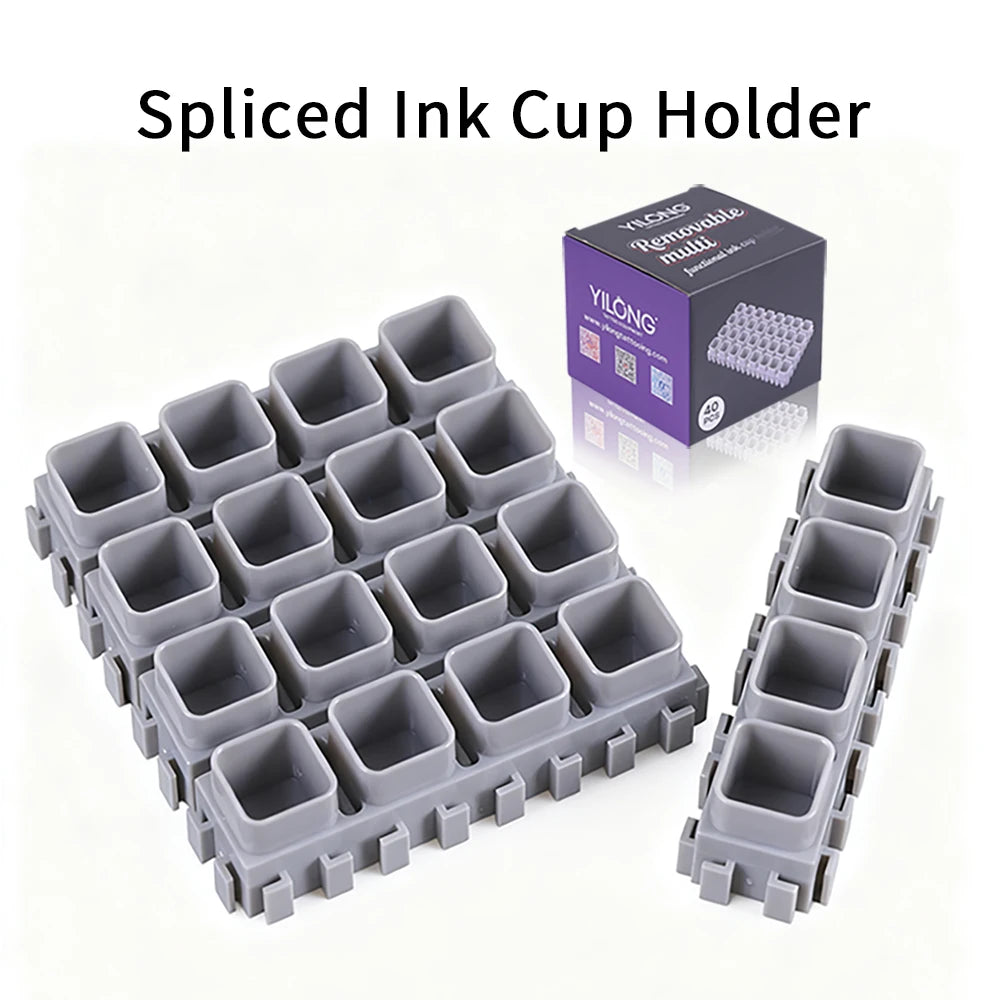 Organizador Modular YILONG – Soporte para Cartuchos, Tintas y Vasos (Rack de Escritorio)