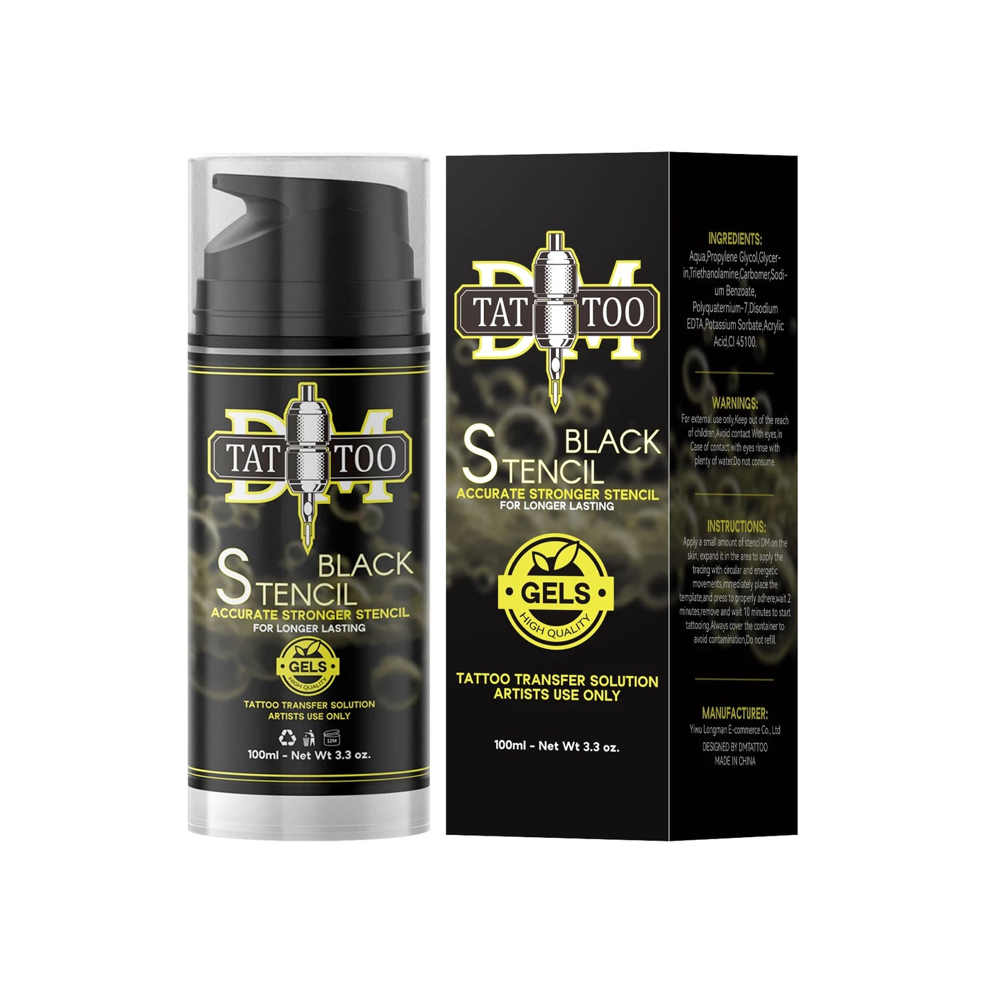 Gel de Transferencia DM Premium – Stencil Magic para Líneas Definidas (100ml / 250ml)