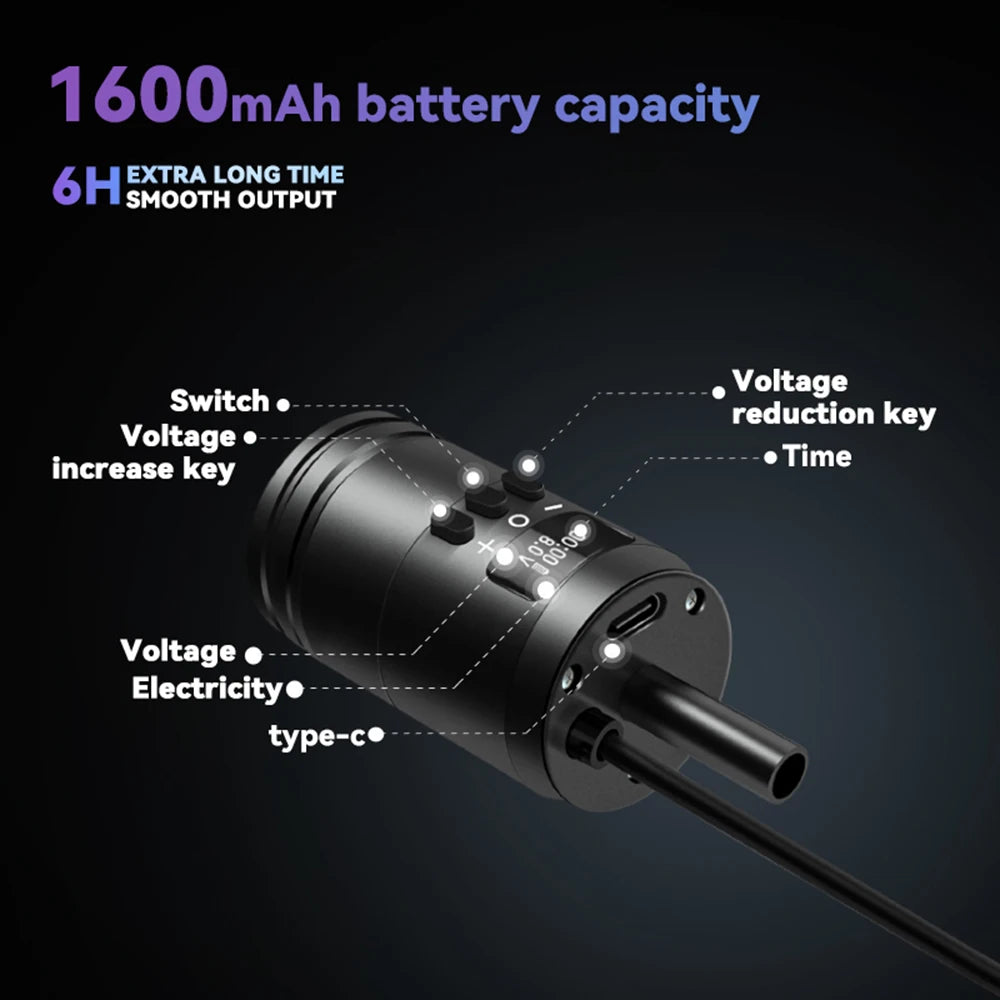 Grip Inalámbrico Ambition Power – Batería 1600mAh y Conexión RCA (34mm)