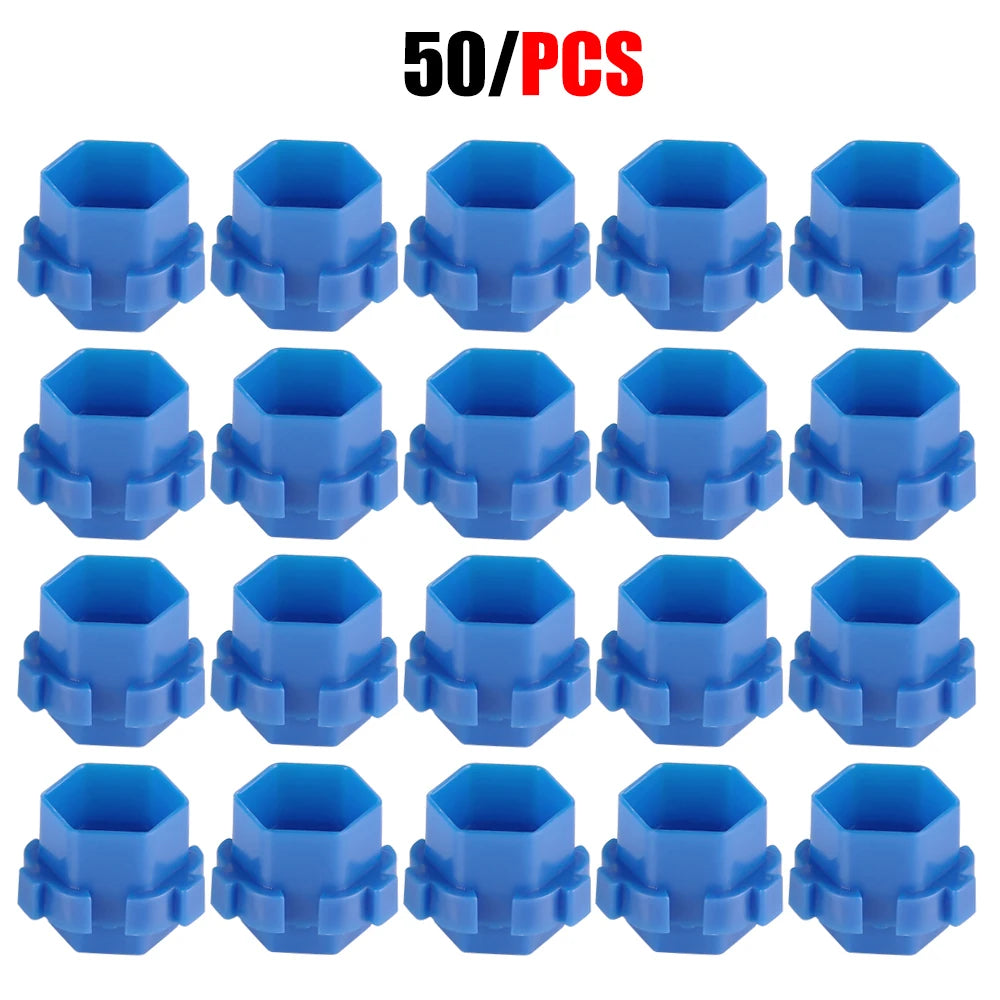 Copas para Tinta con Base Plana (Pack 50 / 100u) – Tetinas Descartables para Tatuaje y PMU