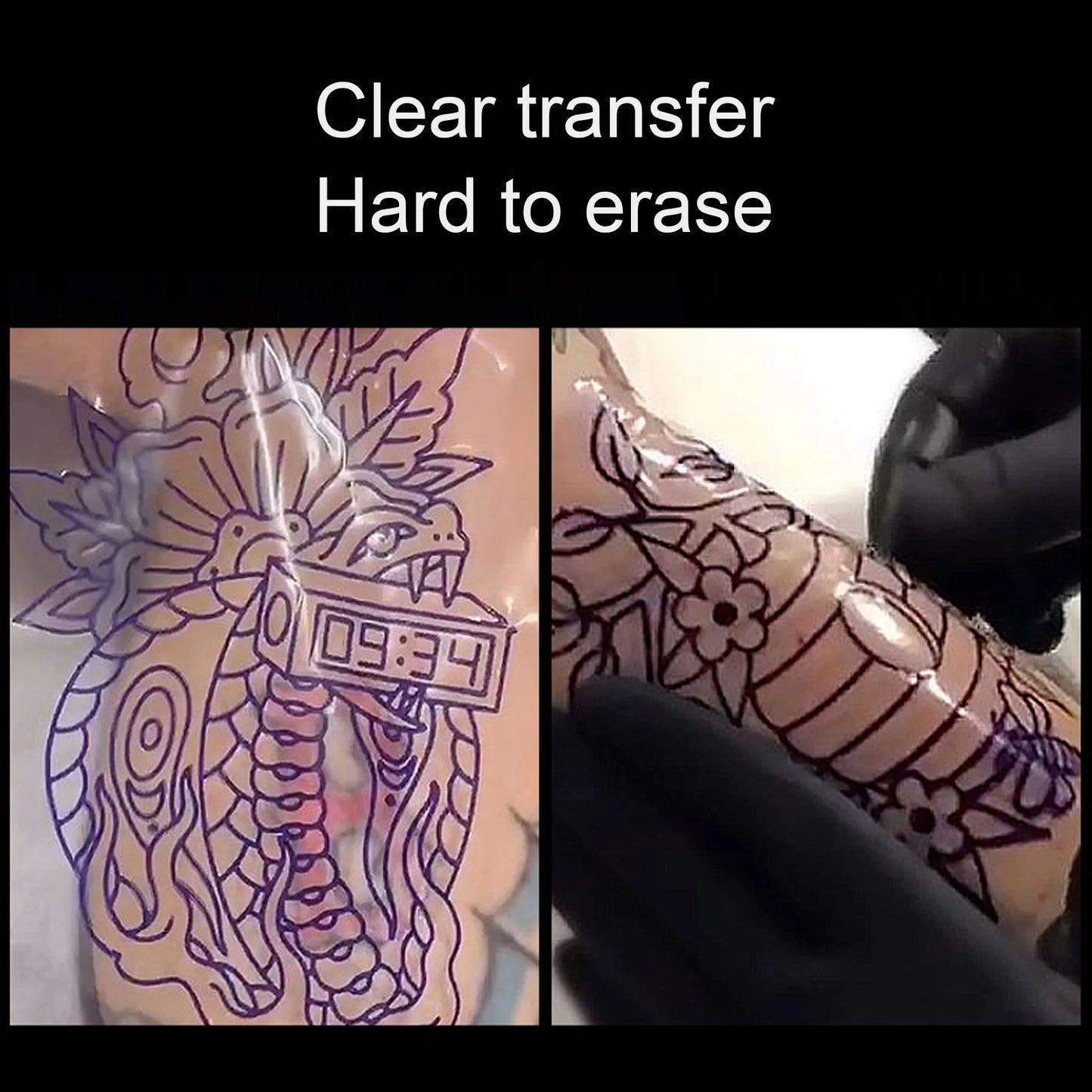 Papel Transfer Transparente (Pack 50u) – Precisión Extrema para Stencils de Tatuaje