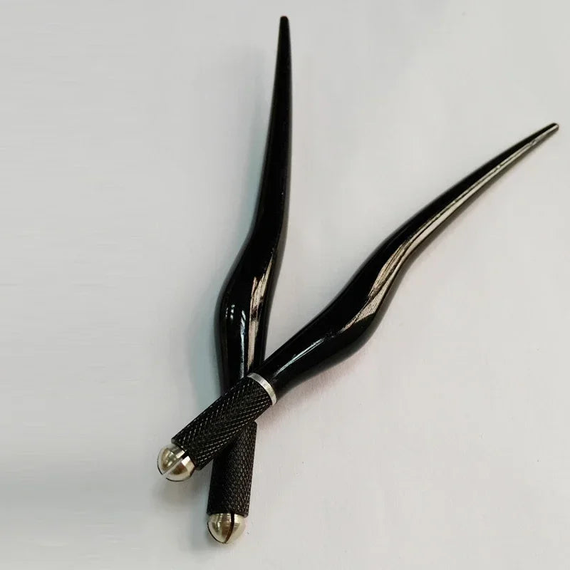 Pluma Tebori Manual de Aluminio – Herramienta Profesional para Microblading 3D