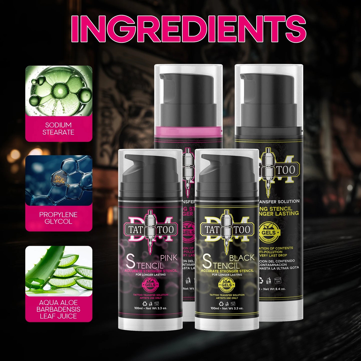 Gel de Transferencia DM Premium – Stencil Magic para Líneas Definidas (100ml / 250ml)