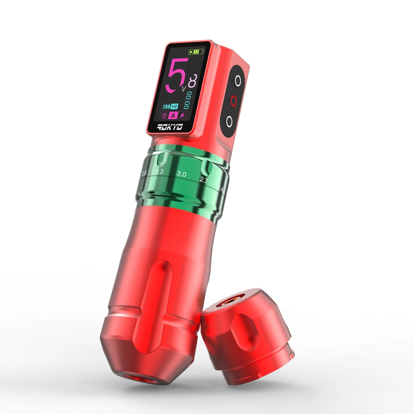 Máquina Pen ROKYO Professional – Motor Suizo, Stroke Ajustable (2.4 - 4.2mm) y 2000mAh