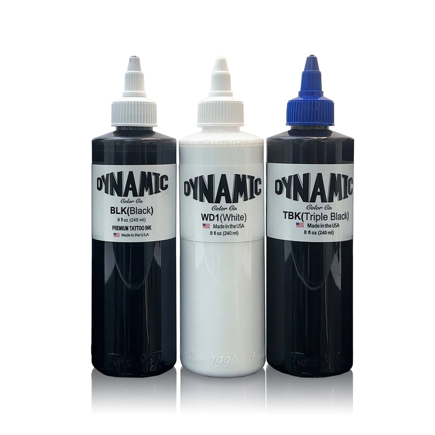 Tinta Triple Black (TBK) – Negro Ultra-Sólido para Línea y Relleno (8oz / 240ml)
