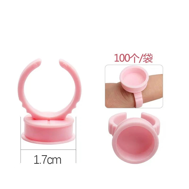 Anillos para Tinta y Pigmentos (Pack 100 / 500u) – Especial PMU, Microblading