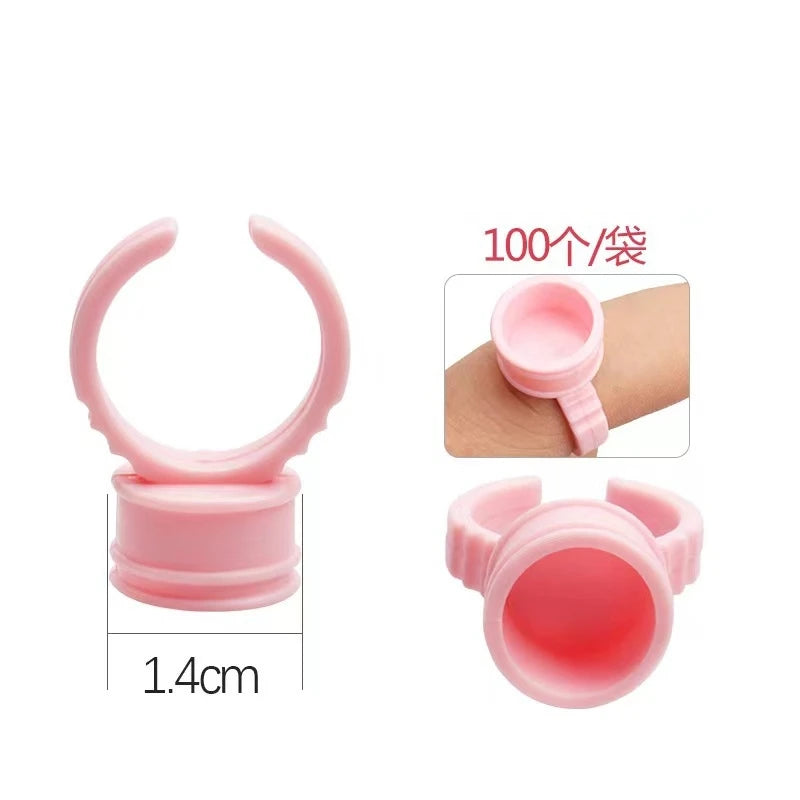 Anillos para Tinta y Pigmentos (Pack 100 / 500u) – Especial PMU, Microblading