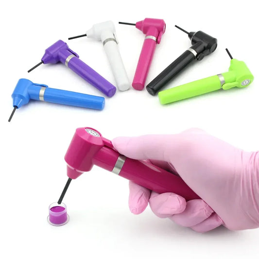 Mezclador Eléctrico de Pigmentos + 5 Varillas – Agitador Portátil para Tatuaje y PMU