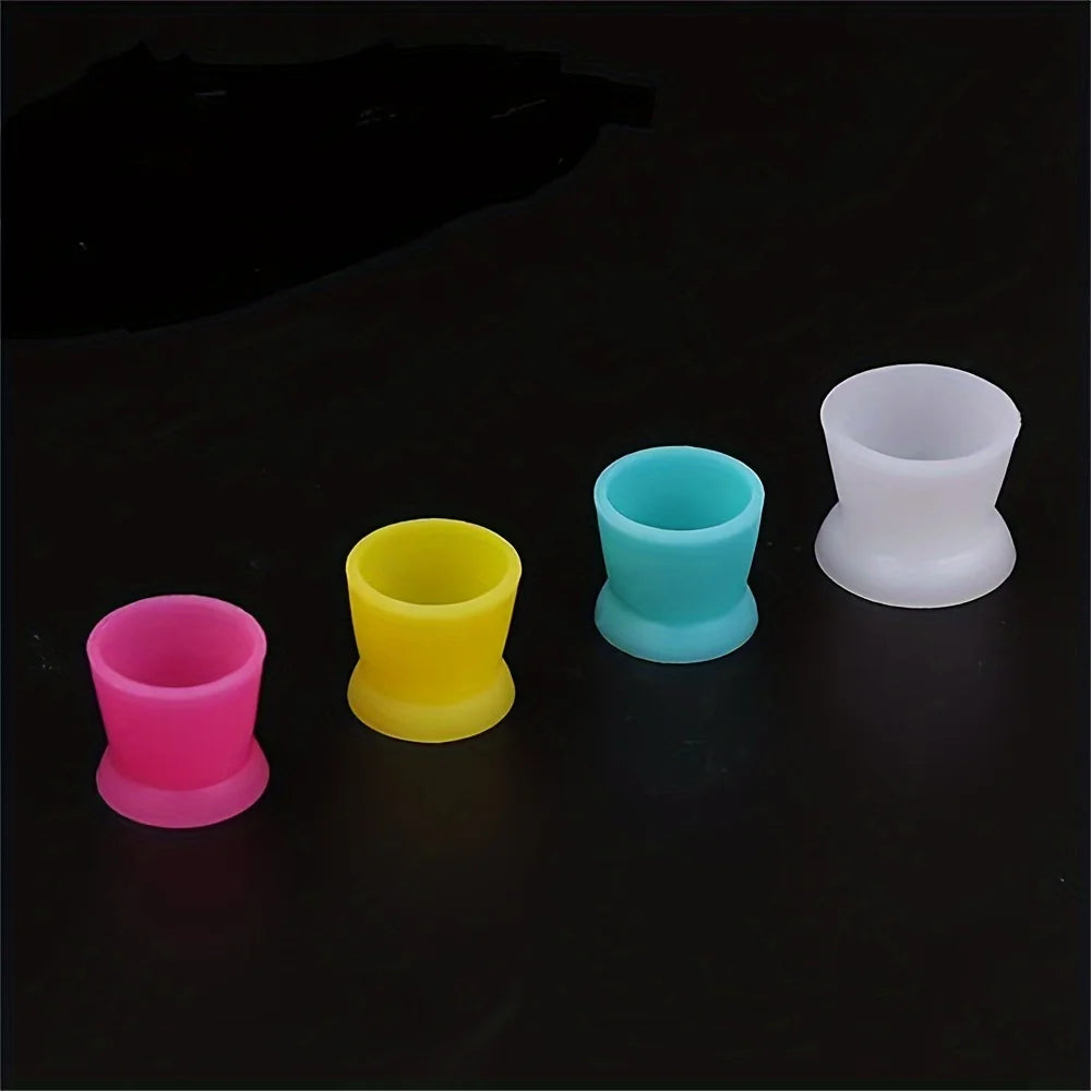 Copas de Silicona Soft (Pack 300u) – Tetinas Flexibles con Base para Tinta y PMU