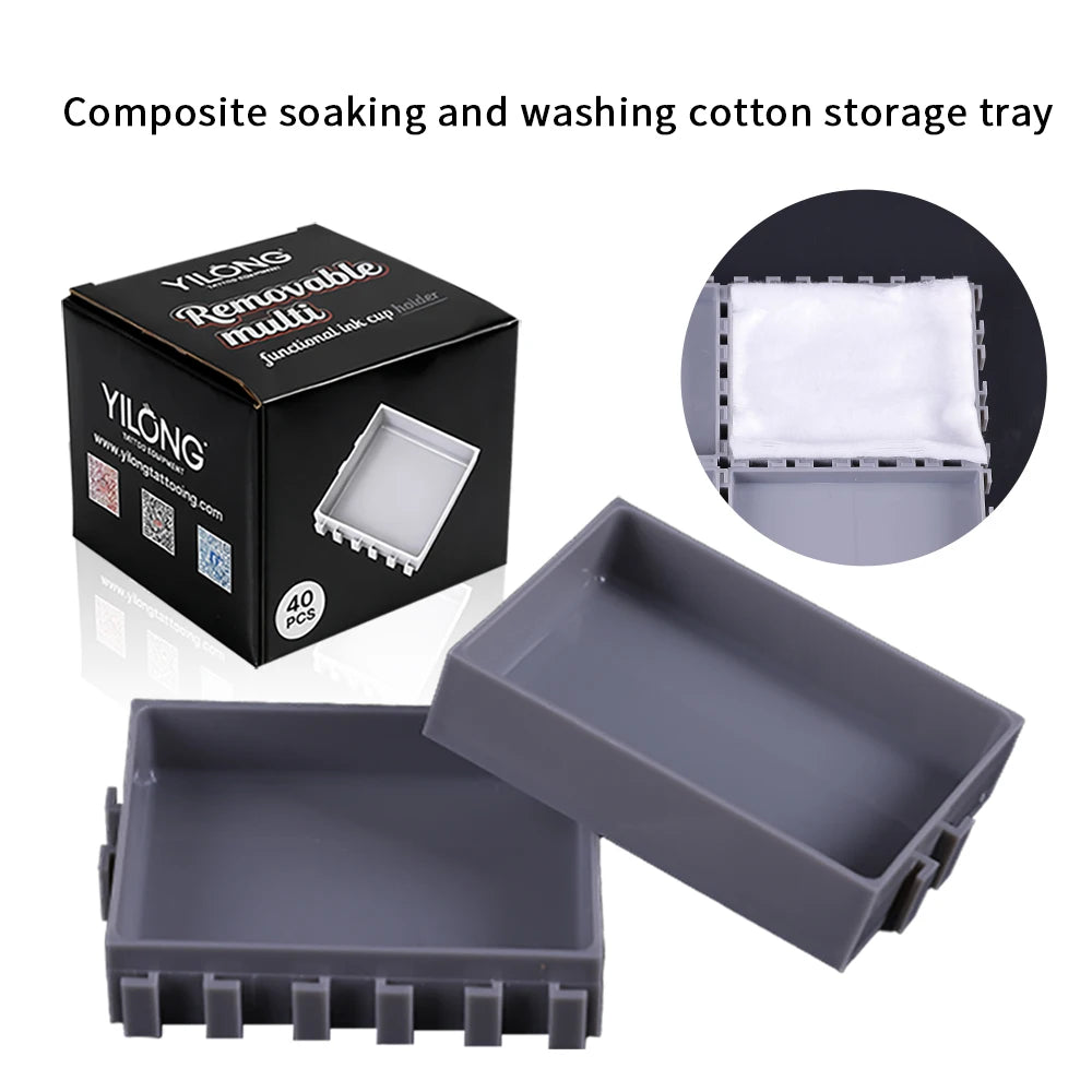 Organizador Modular YILONG – Soporte para Cartuchos, Tintas y Vasos (Rack de Escritorio)