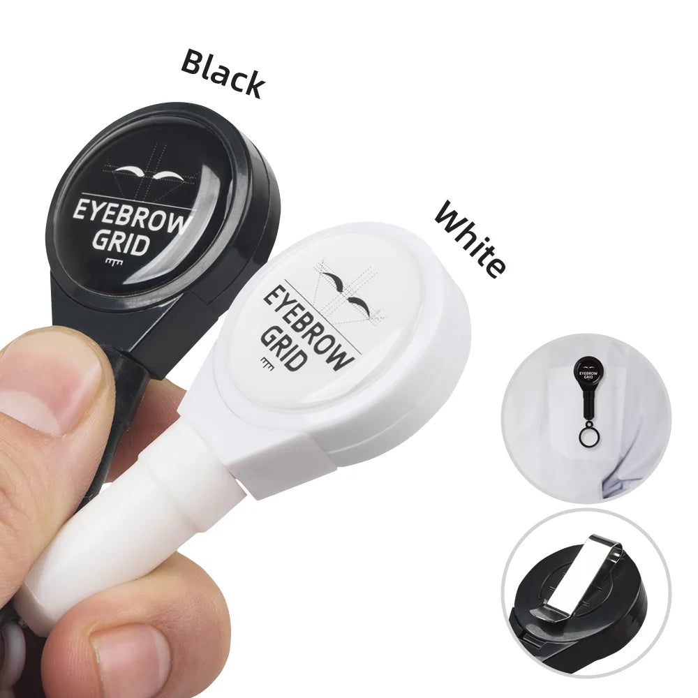 Microblading Eyebrow Marker Thread Tattoo Brows Ruler Auxiliary Line Drawing Positioning Mapping Line Box