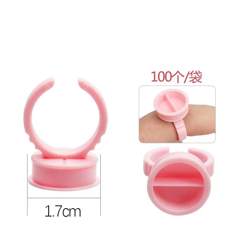 Anillos para Tinta y Pigmentos (Pack 100 / 500u) – Especial PMU, Microblading