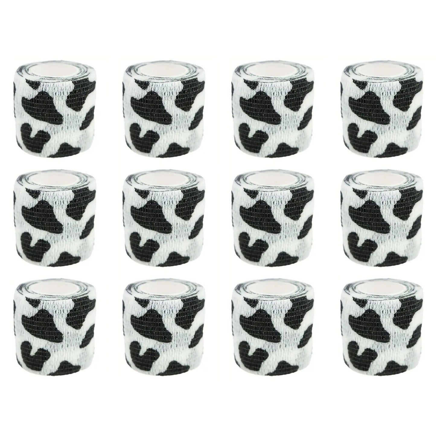 Tattoo Machine Bandage Wrap Set  Soft Breathable Non-Woven Elastic Cohesive Bandage for Secure Grip Tattoo Supplies