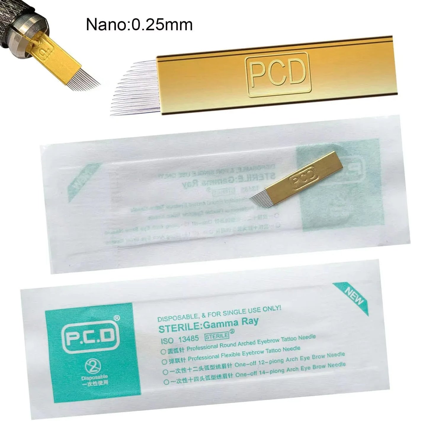 Kit de Práctica Microblading – Pluma Tebori + Agujas + Piel de Látex (Set Completo)