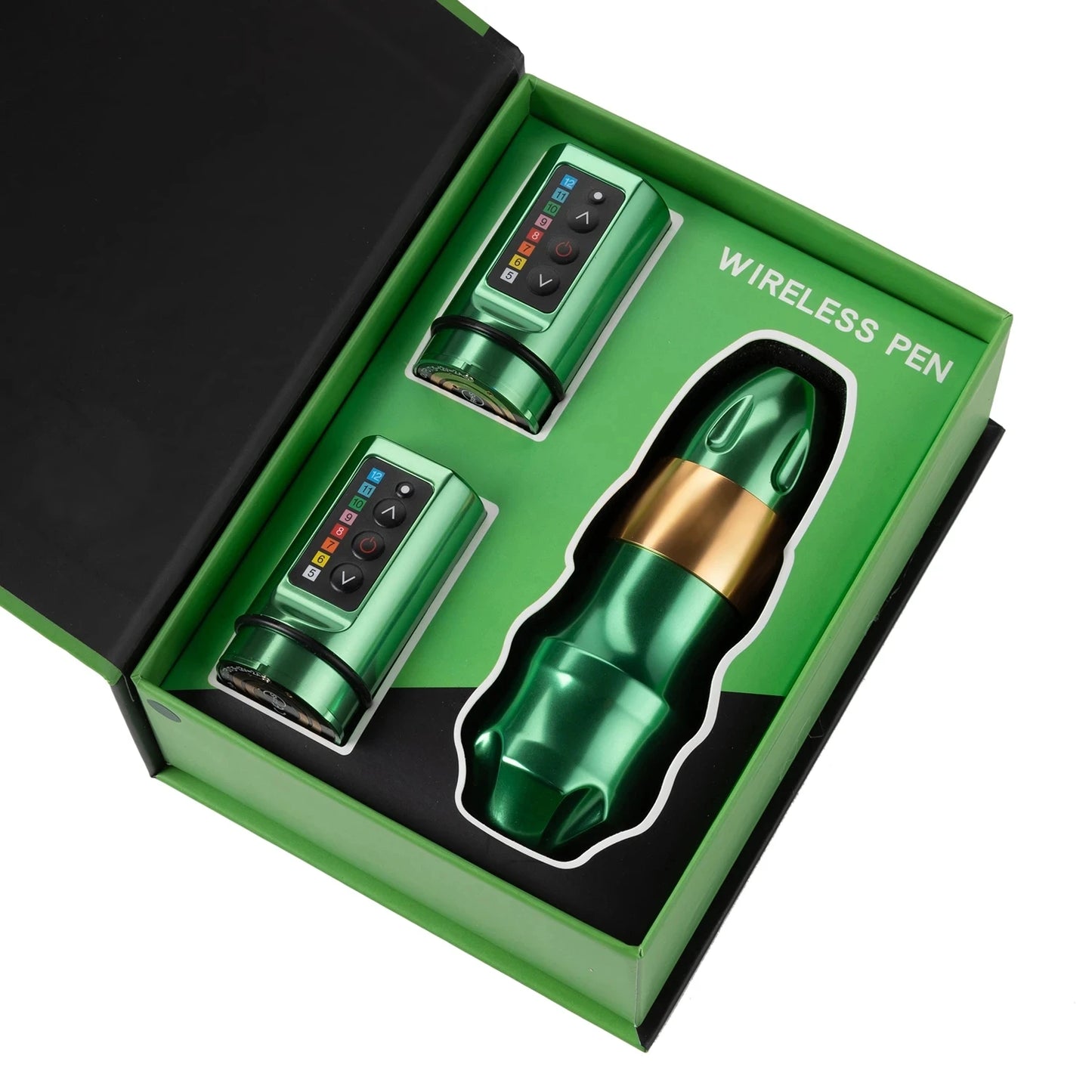 Máquina Pen EXO Wireless Kit – Stroke 4.0mm, Motor Japonés y 2 Baterías Intercambiables