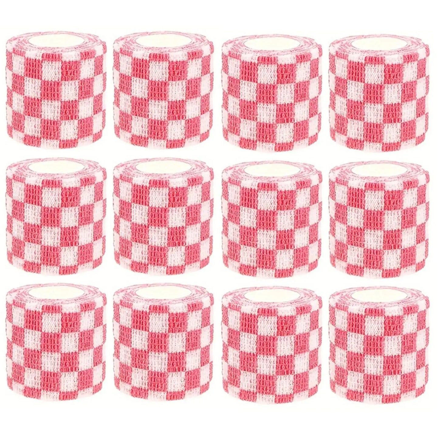 Tattoo Machine Bandage Wrap Set  Soft Breathable Non-Woven Elastic Cohesive Bandage for Secure Grip Tattoo Supplies