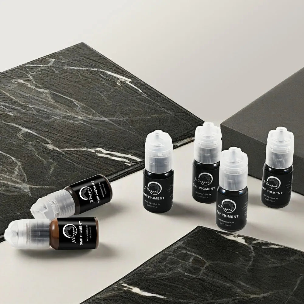 Pigmento Profesional SMP (15ml) – Tinta Especial para Micropigmentación Capilar y Sombreado