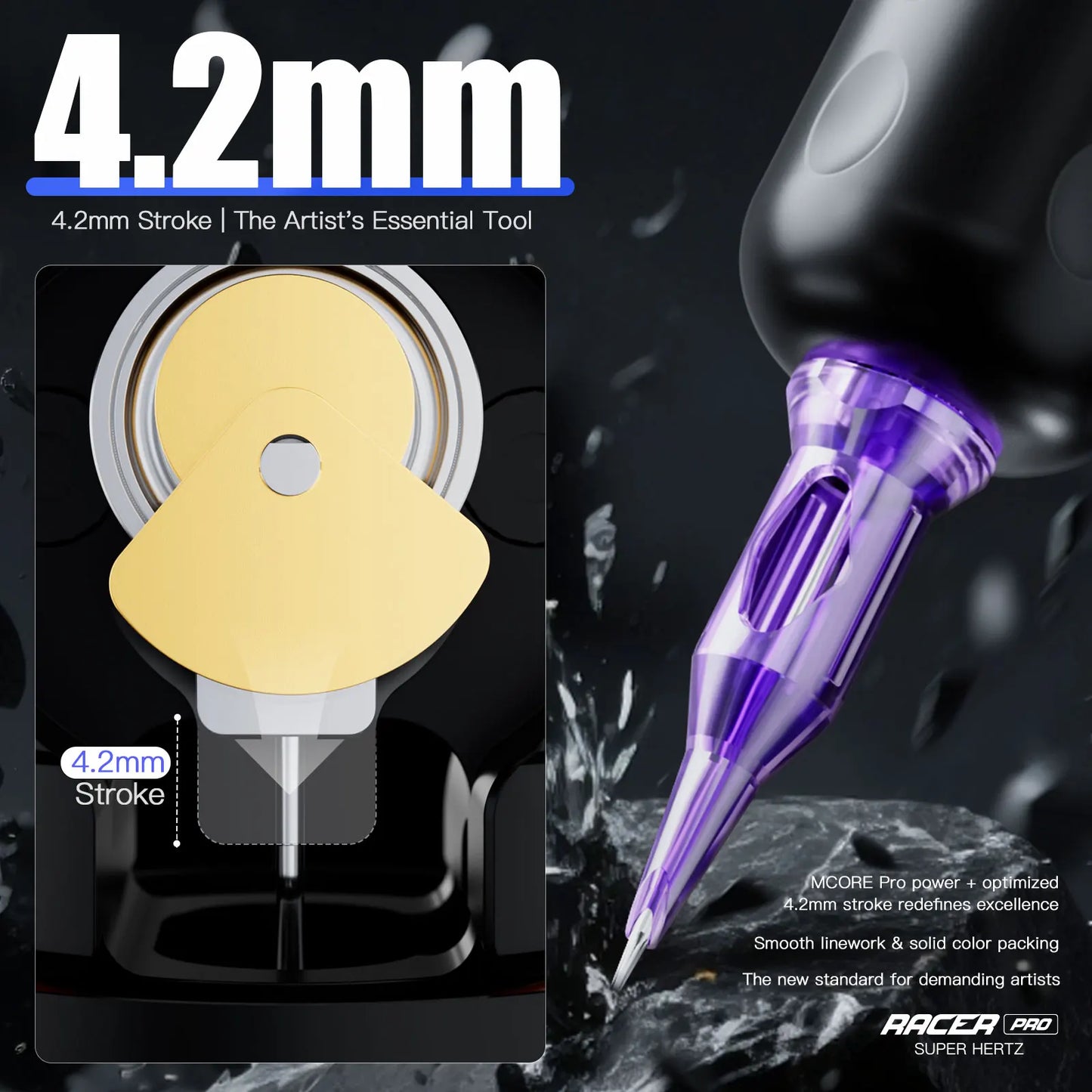 Mast Racer Pro Wireless Kit – Stroke 4.2mm con Modos de Potencia Ajustables (S/M/H)