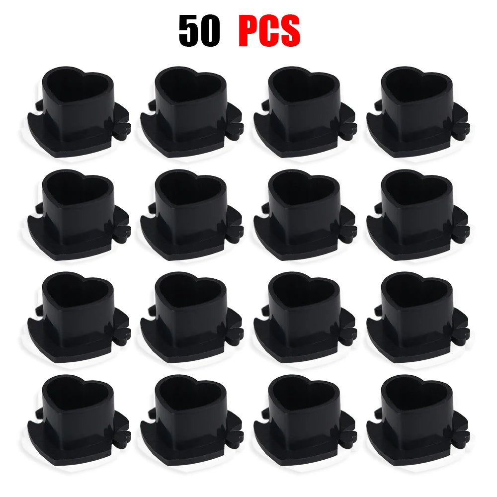 Copas para Tinta con Base Plana (Pack 50 / 100u) – Tetinas Descartables para Tatuaje y PMU