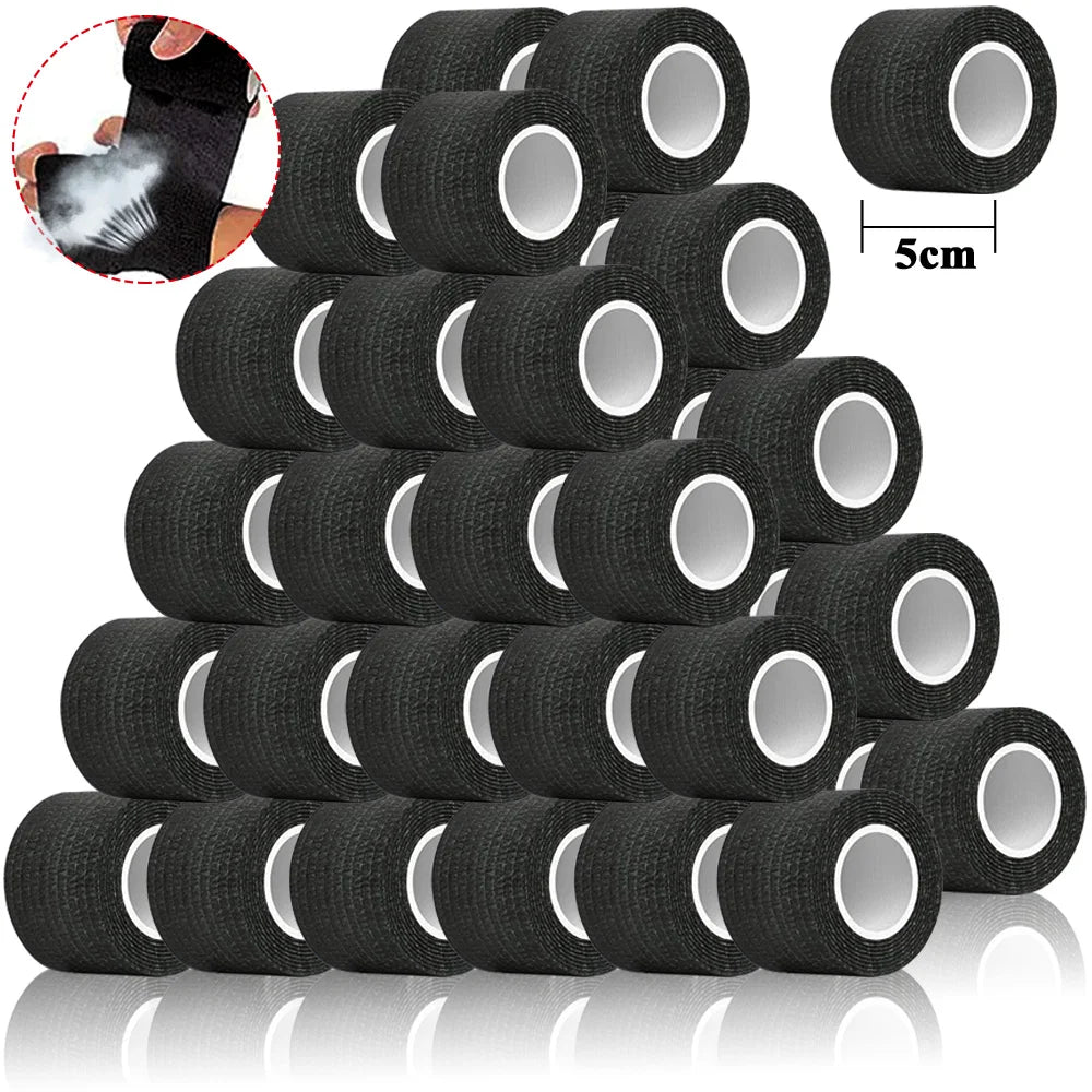Cinta de Agarre Profesional Negra – Vendaje Autoadhesivo Elástico (Packs 3 a 48u)